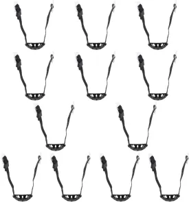 12pcs Adjustable Helmet Chin Strap for Hard Hats -wear Design Fit Easy Installation Comfortable for Safety Construction Use and Flexible Strap