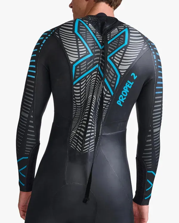 2XU Propel 2 Men's Cycling Wetsuit (Black/Aloha)