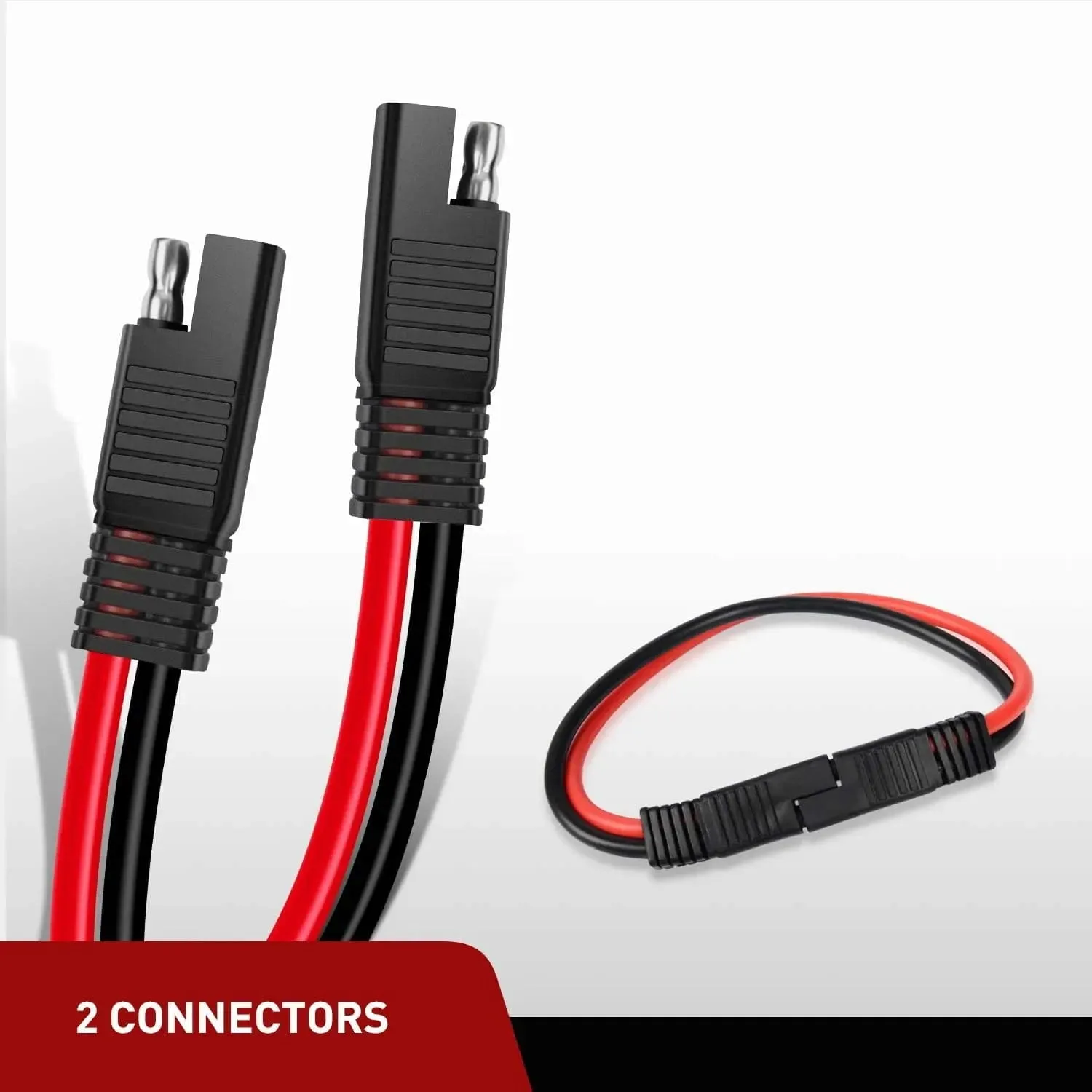 5Pack 10 Gauge 2-Pin Quick Disconnect Harness
