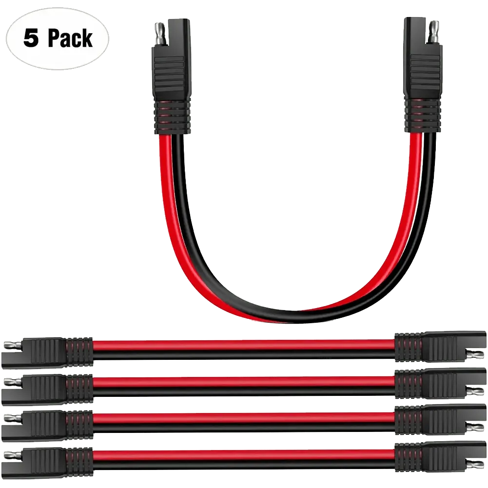 5Pack 10 Gauge 2-Pin Quick Disconnect Harness