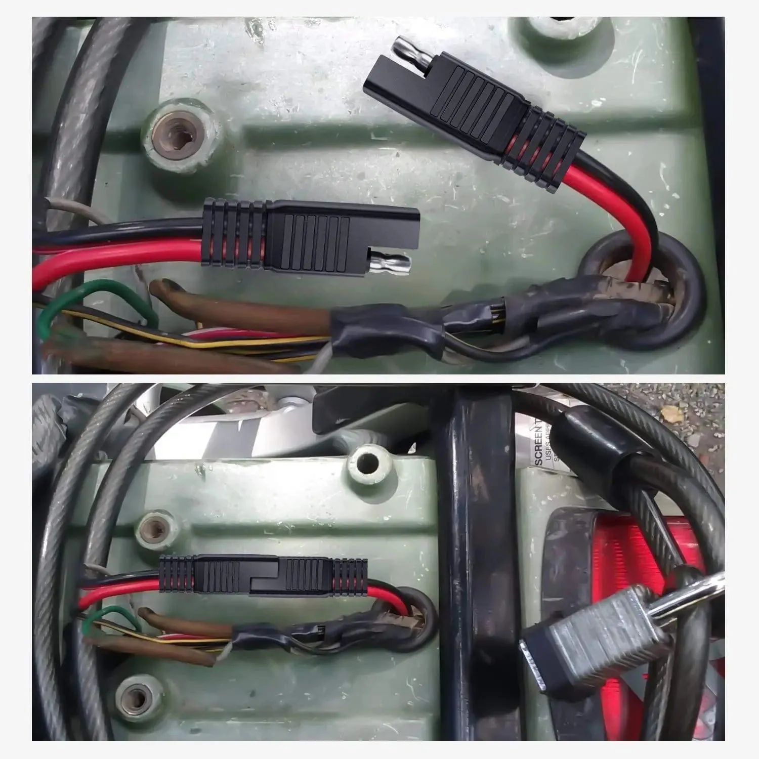 5Pack 10 Gauge 2-Pin Quick Disconnect Harness