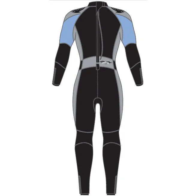 7/6/5mm Zenith Supreme Stretch D-Zip Fullsuit - Women
