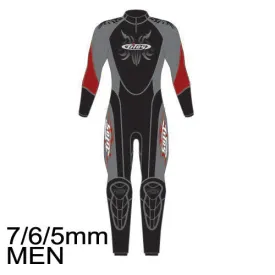 7/6/5mm Zenith Supreme Stretch D-Zip Fullsuits