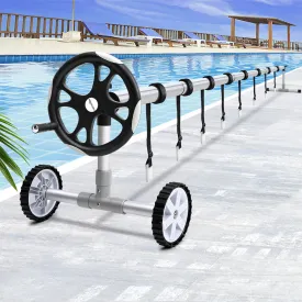 Adjustable Aluminium Pool Cover Roller, 6.55m - Aquabuddy