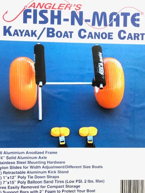 Angler's Fish-n-Mate Kayak/Boat Canoe Cart 716A