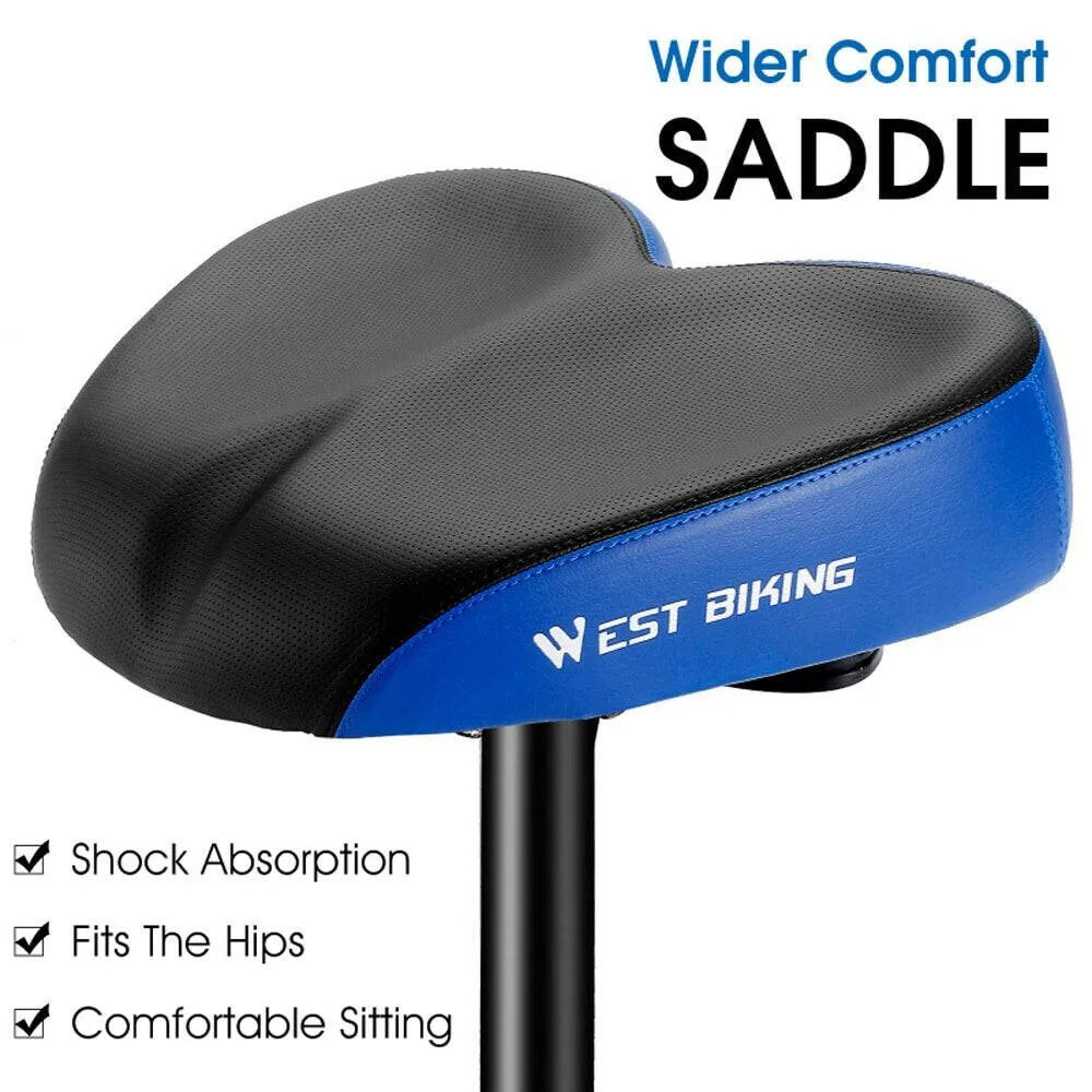Bicycle Replacement Saddle Ergonomic Soft Widen Thicken Road Bike Cushion Riding Comfortable Shockproof Cycling Seat