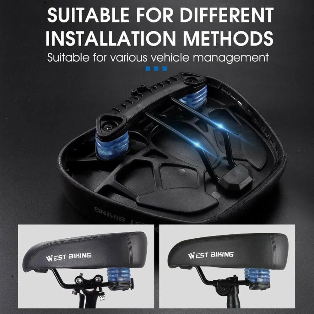 Bicycle Saddle Soft Widen Thicken Road Bike Cushion Long Distance Riding Comfortable Shockproof Cycling Seats