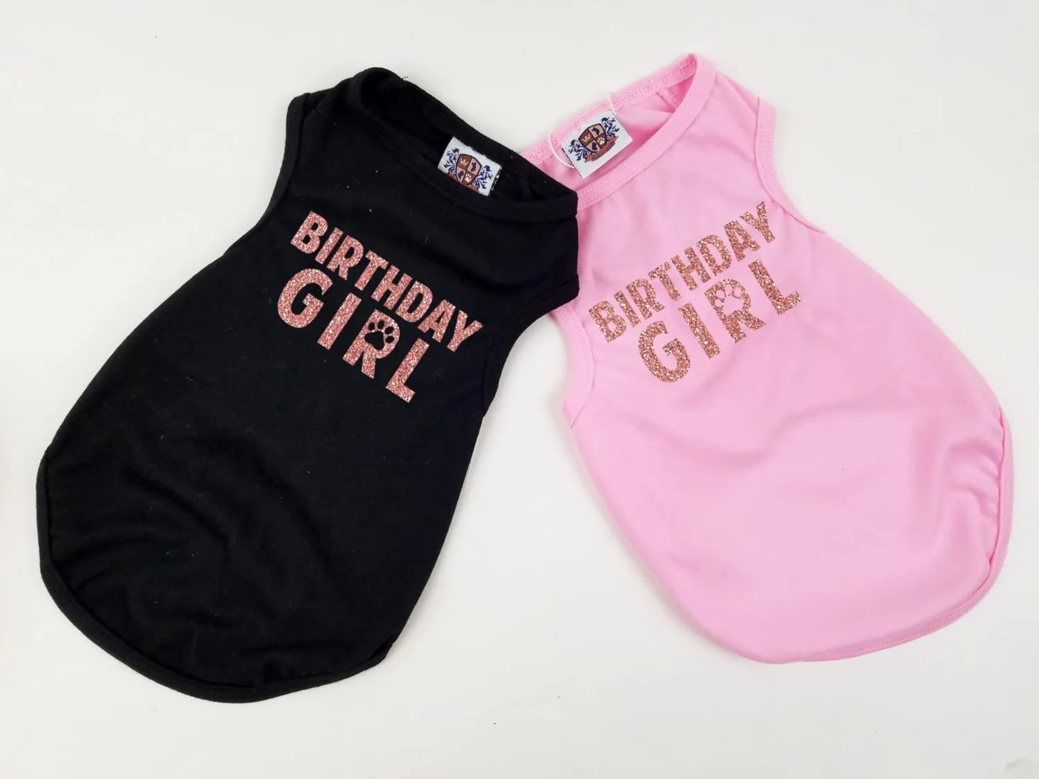 Birthday Girl Dog Shirt, Glitter Sparkle Birthday Girl Dog Shirt, Birthday Shirt for Dogs, Dog Birthday Outfit, Dog Birthday Shirt (XXL 28-40 lbs, Pink)
