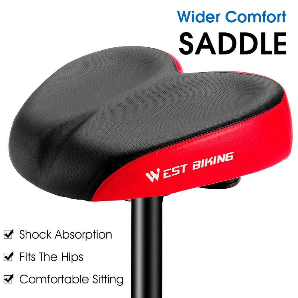 Ergonomic Bicycle Replacement Saddle Soft Widen Thicken Road Bike Cushion Long Distance Riding Shockproof Seats