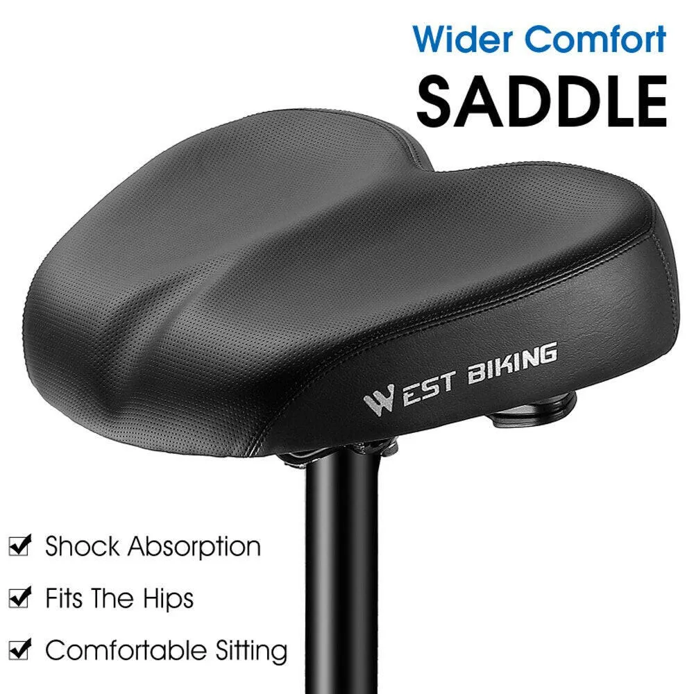 Ergonomic Bicycle Replacement Saddle Soft Widen Thicken Road Bike Cushion Long Distance Riding Shockproof Seats