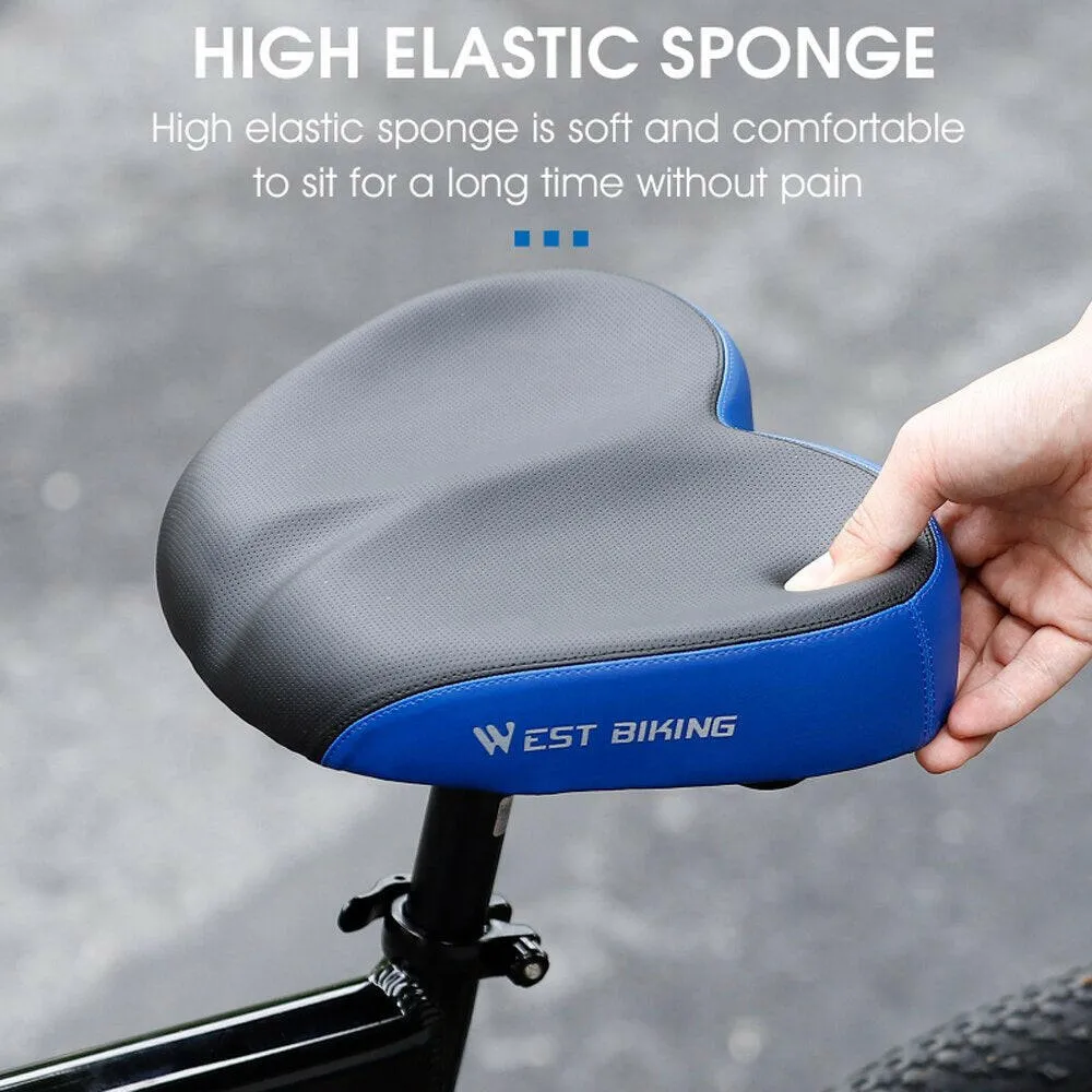Ergonomic Bicycle Replacement Saddle Soft Widen Thicken Road Bike Cushion Long Distance Riding Shockproof Seats