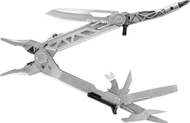 Gerber Gear Center-Drive Plus - 16-Piece Multi-Purpose Tool with Sheath & Bit Set - Includes Pry Bar, Knife, Needlenose Pliers, Nail Puller & More - Made in USA