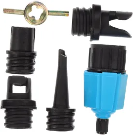 Happyyami 1set Sup Pump Adapter for Inflatable Boards Kayaks Canoes and Boats Easy to Install Air Pump Converter for Standard Valves Compatible Car Tire
