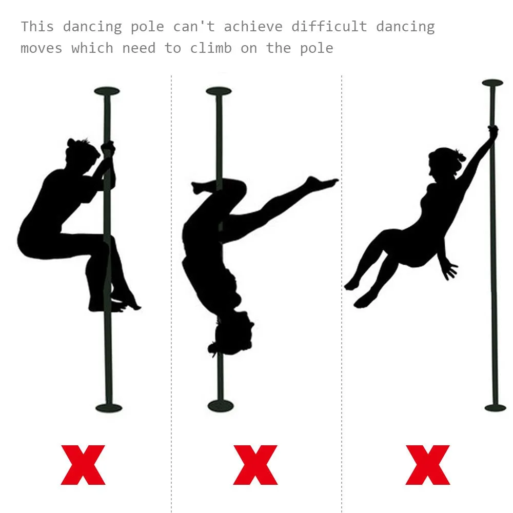 Heavy Duty Portable Freestanding Fitness Home Dance Pole