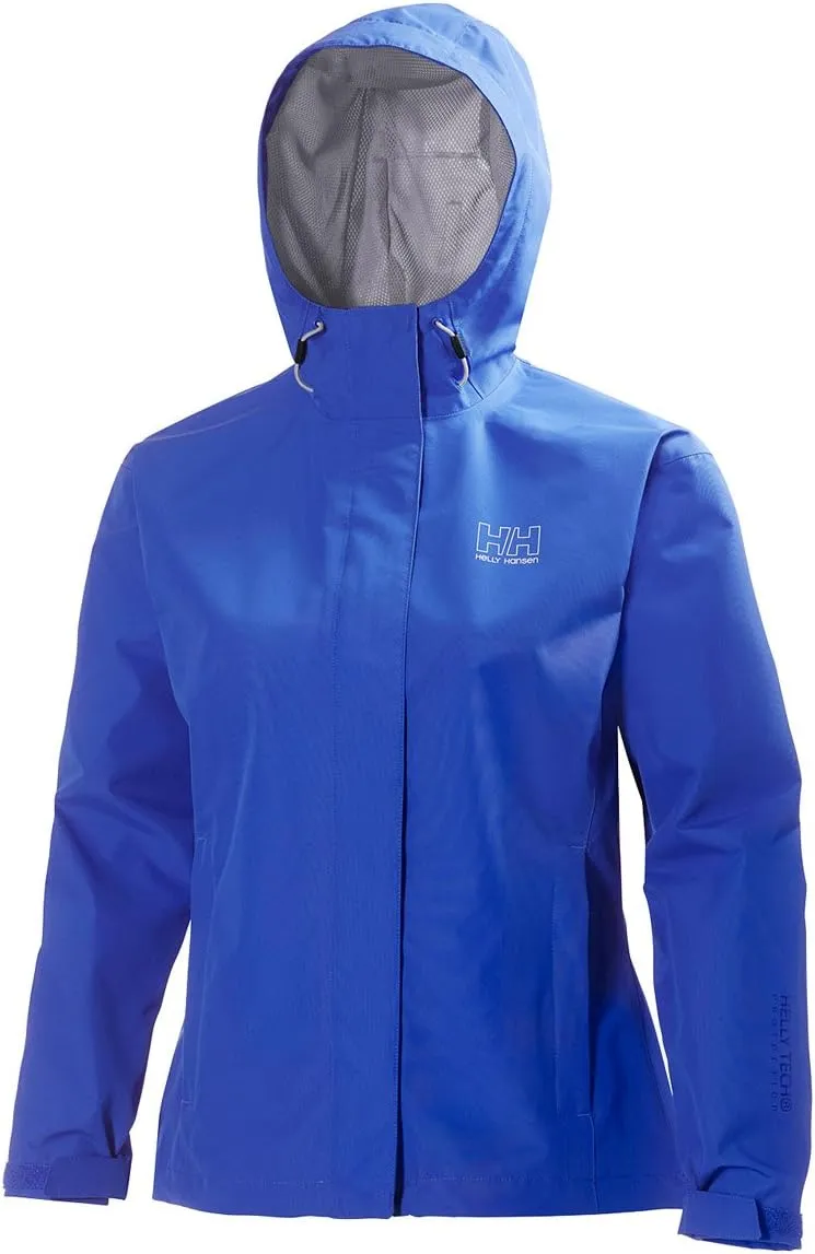Helly Hansen Women's Seven J Waterproof, Windproof, and Breathable Rain Jacket with Hood