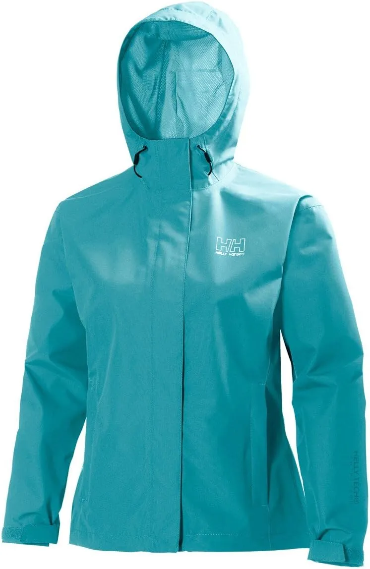 Helly Hansen Women's Seven J Waterproof, Windproof, and Breathable Rain Jacket with Hood