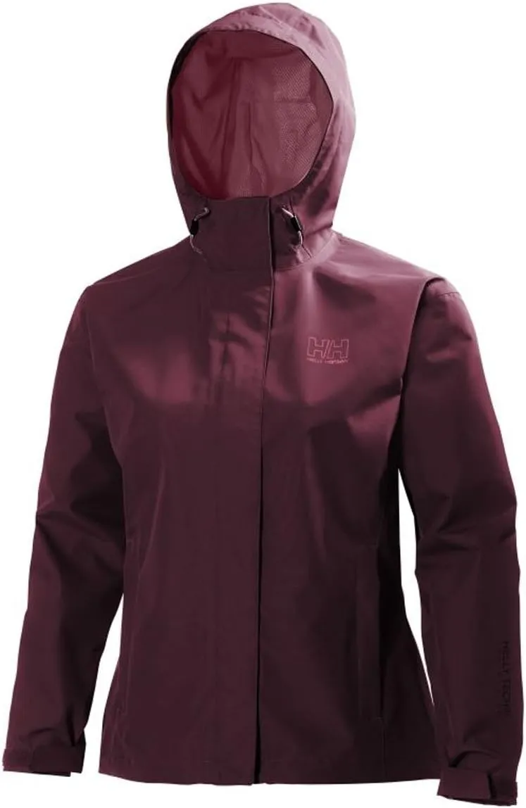 Helly Hansen Women's Seven J Waterproof, Windproof, and Breathable Rain Jacket with Hood