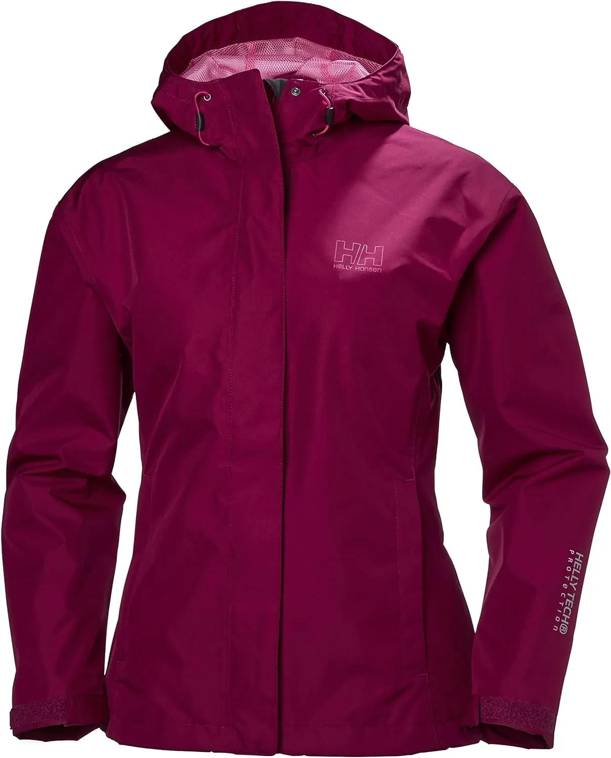 Helly Hansen Women's Seven J Waterproof, Windproof, and Breathable Rain Jacket with Hood