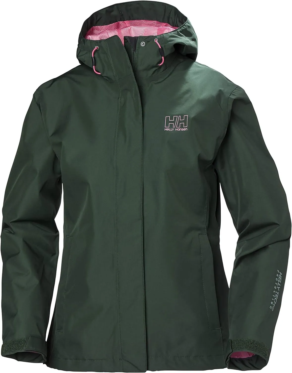 Helly Hansen Women's Seven J Waterproof, Windproof, and Breathable Rain Jacket with Hood