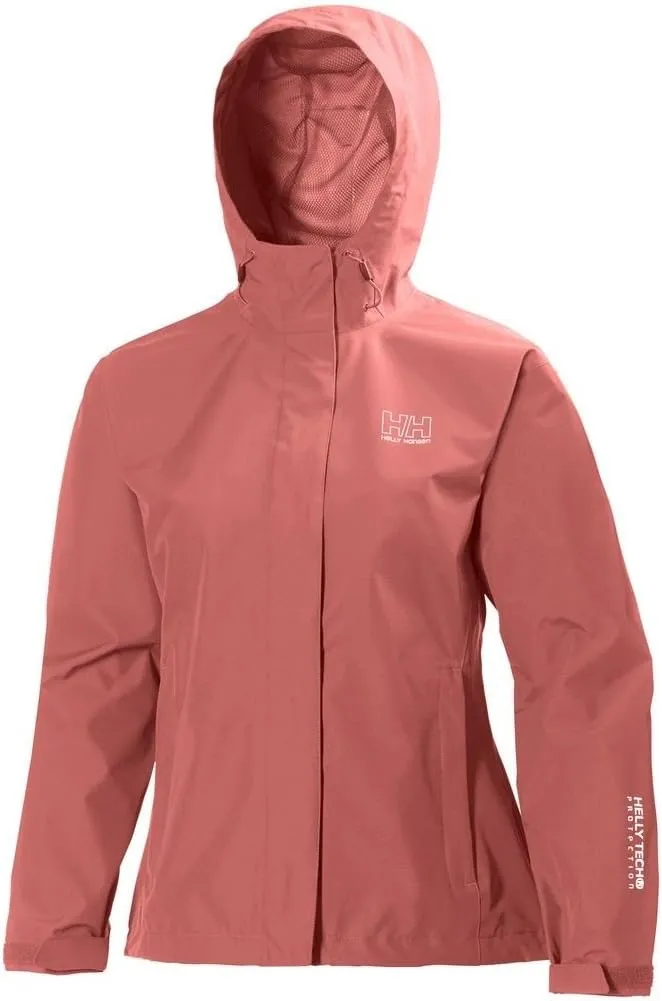 Helly Hansen Women's Seven J Waterproof, Windproof, and Breathable Rain Jacket with Hood