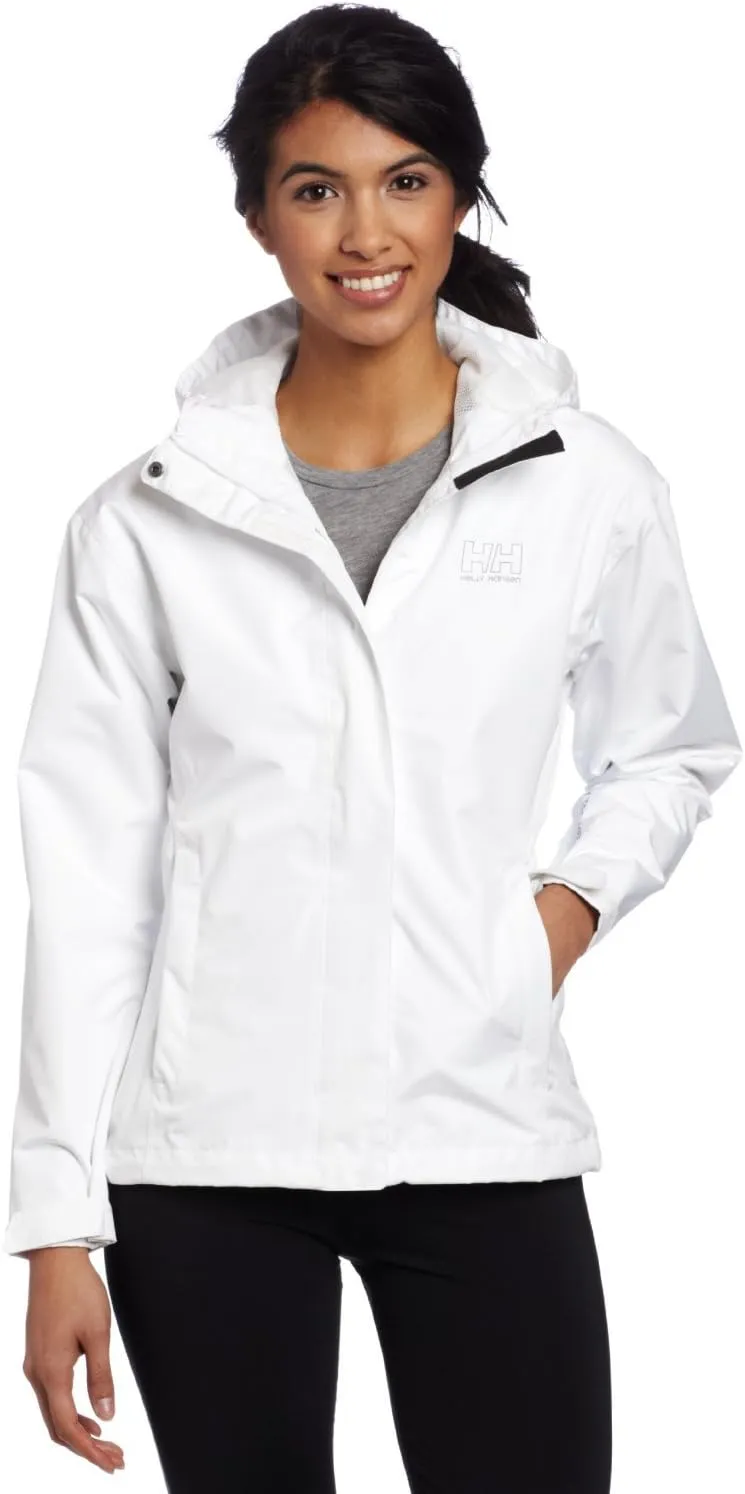 Helly Hansen Women's Seven J Waterproof, Windproof, and Breathable Rain Jacket with Hood