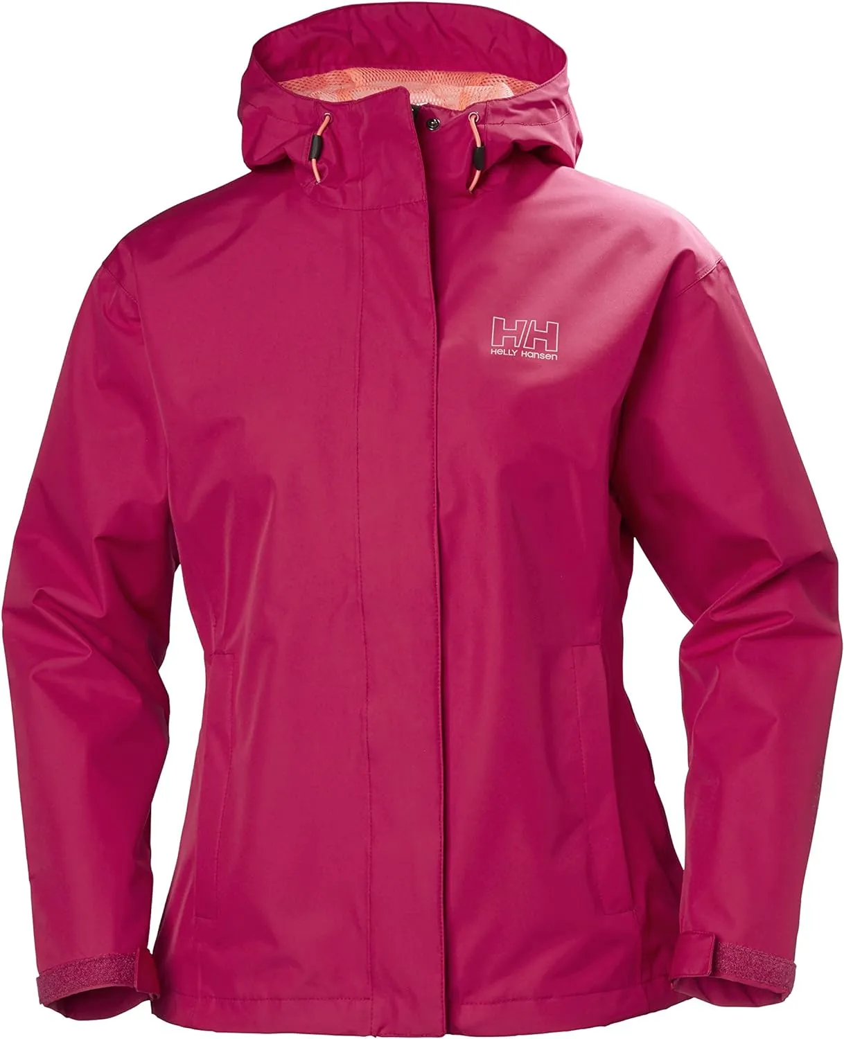 Helly Hansen Women's Seven J Waterproof, Windproof, and Breathable Rain Jacket with Hood