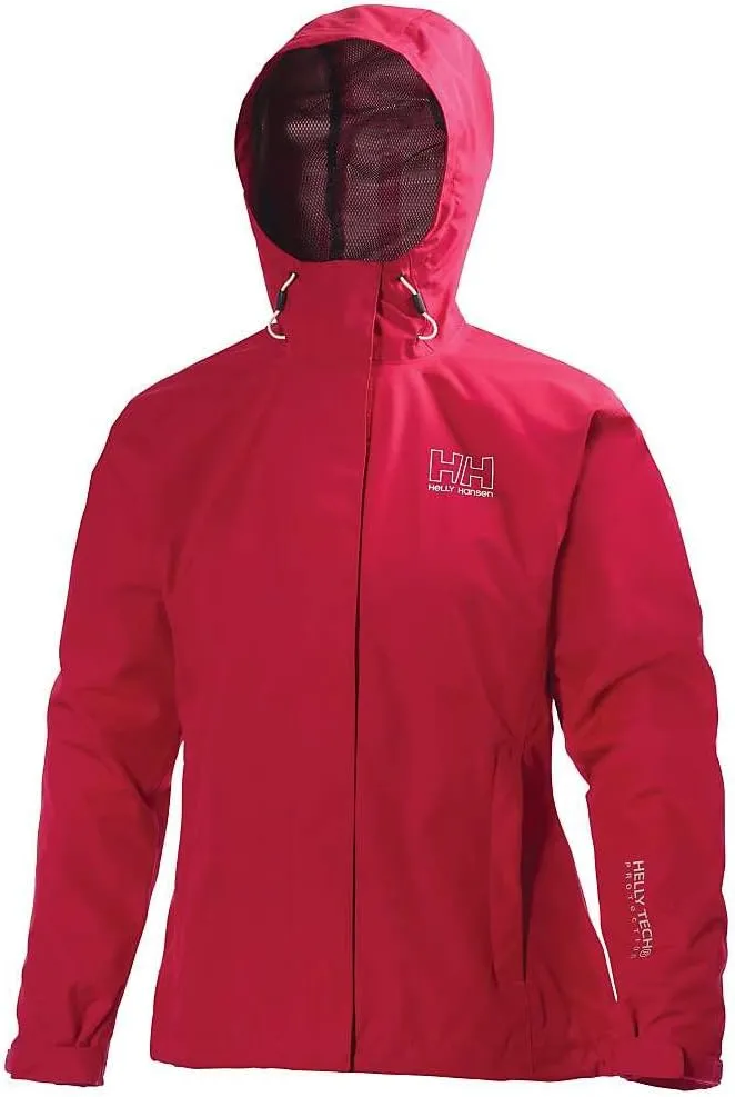 Helly Hansen Women's Seven J Waterproof, Windproof, and Breathable Rain Jacket with Hood