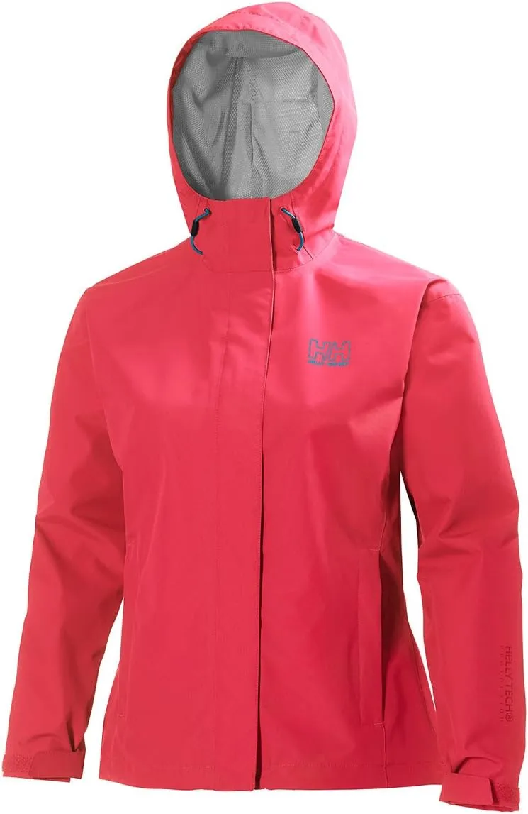 Helly Hansen Women's Seven J Waterproof, Windproof, and Breathable Rain Jacket with Hood