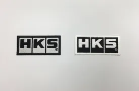 HKS PATCH HKS W105 BLACK & WHITE