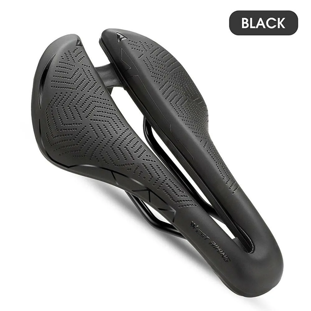 Hollow Breathable Bike Saddle Bicycle Seats Soft Cycling Cushion Bike Saddle Cycling Accessories PU Waterproof
