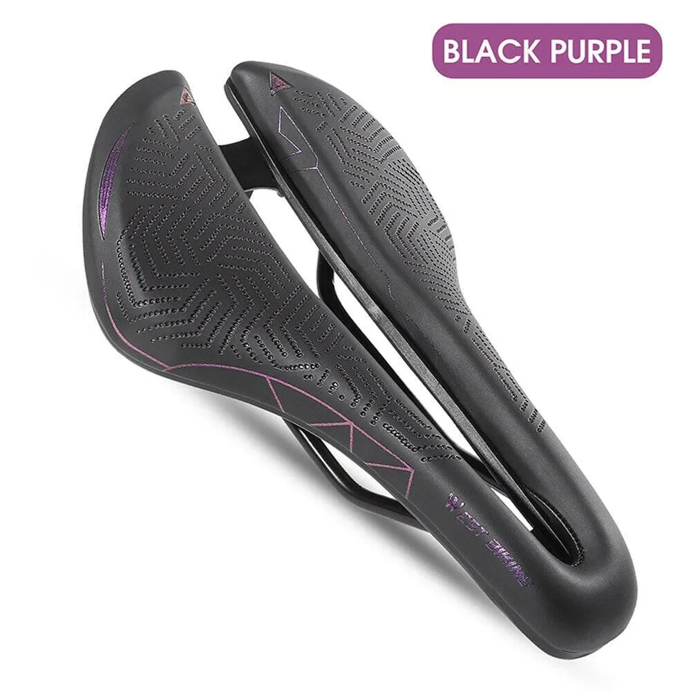 Hollow Breathable Bike Saddle Bicycle Seats Soft Cycling Cushion Bike Saddle PU Waterproof Cycling Accessories