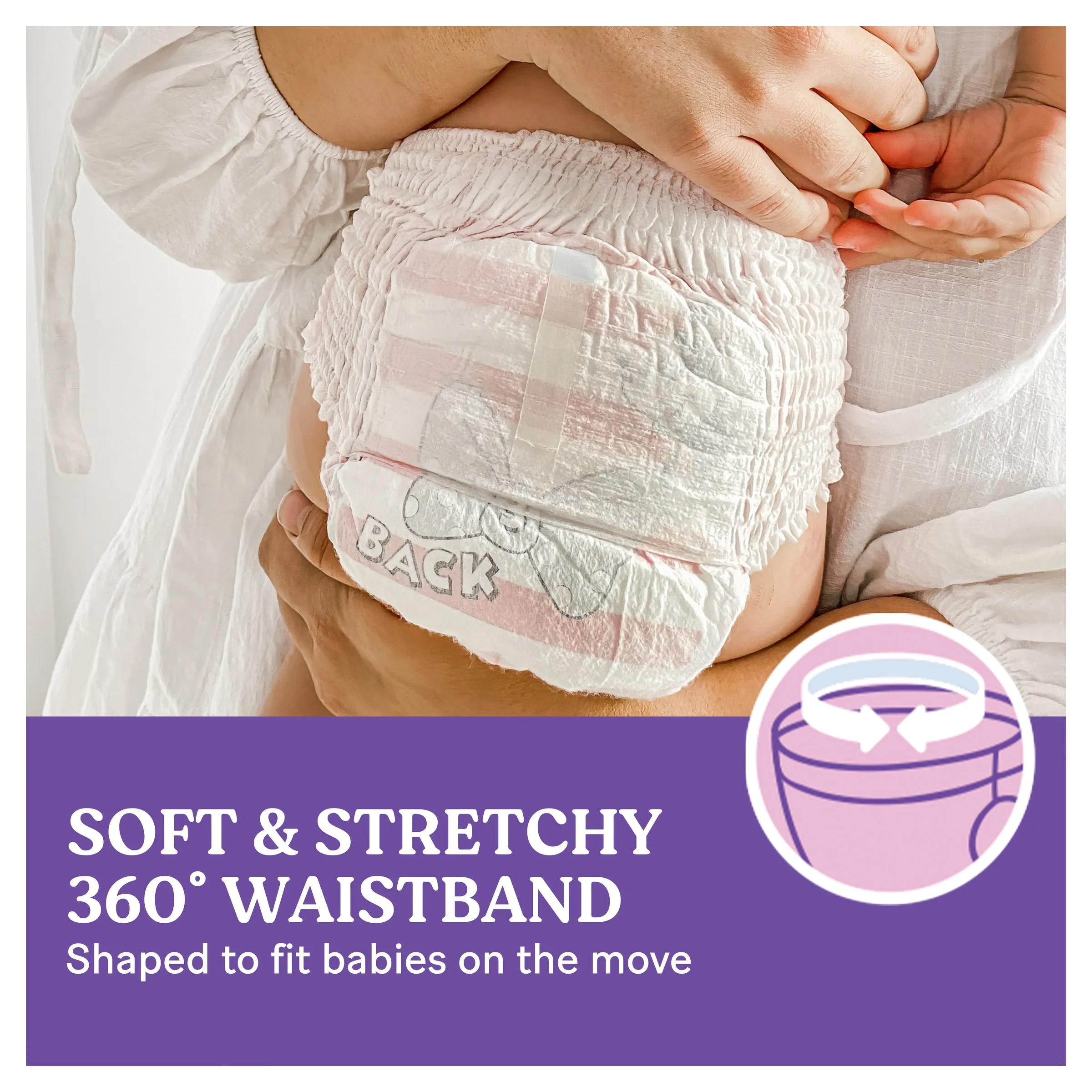 Huggies Ultra Dry Nappy Pants Girl Size 4 (9-14kg) 34 Pack