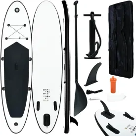 Inflatable Stand Up Paddle Board Set for Enjoyment and Adventure, Quick Inflate and Deflate, Puncture-Proof, 153.5" x 31.9" x 3.9"