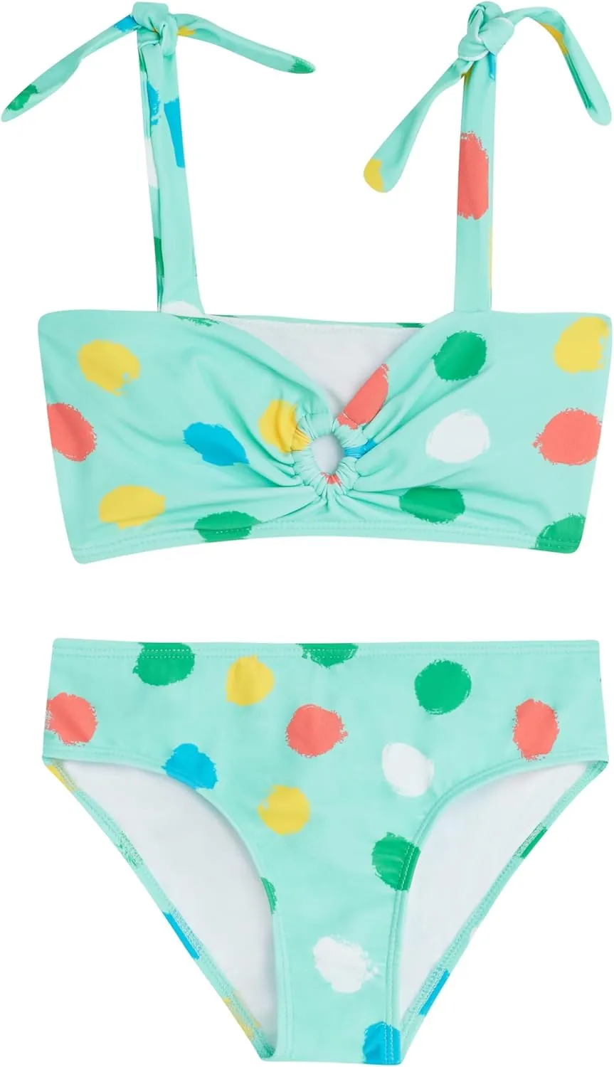 Kanu Surf Girls' Nellie Beach Sport UPF 50 Sweetheart Bikini 2Pc Swimsuit
