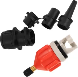 KESYOO 1 Set Paddle Board Air Pump Paddle Board Inflator Adapter Air Pump Adapter for Inflatables Kayak Valve Adapter Inflatable Paddle Board Pump Adapter Sup Valve Adapter Orange Plastic