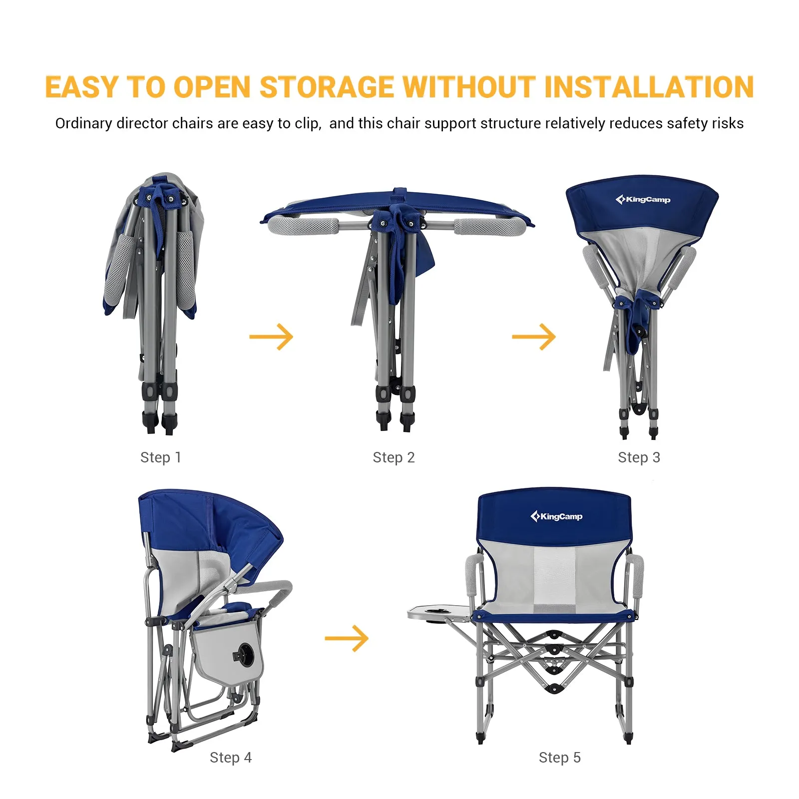 KingCamp Mesh Folding Camping Chair