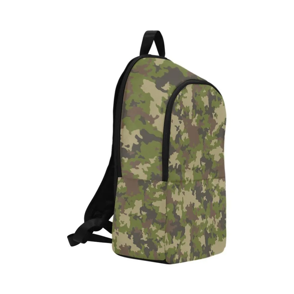 Laptop Backpack (Nylon) - Green Camouflage