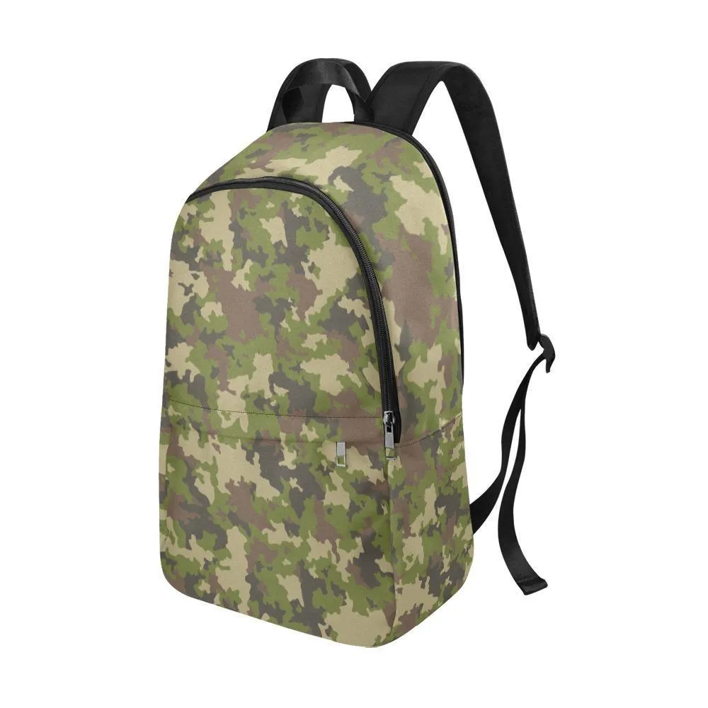 Laptop Backpack (Nylon) - Green Camouflage