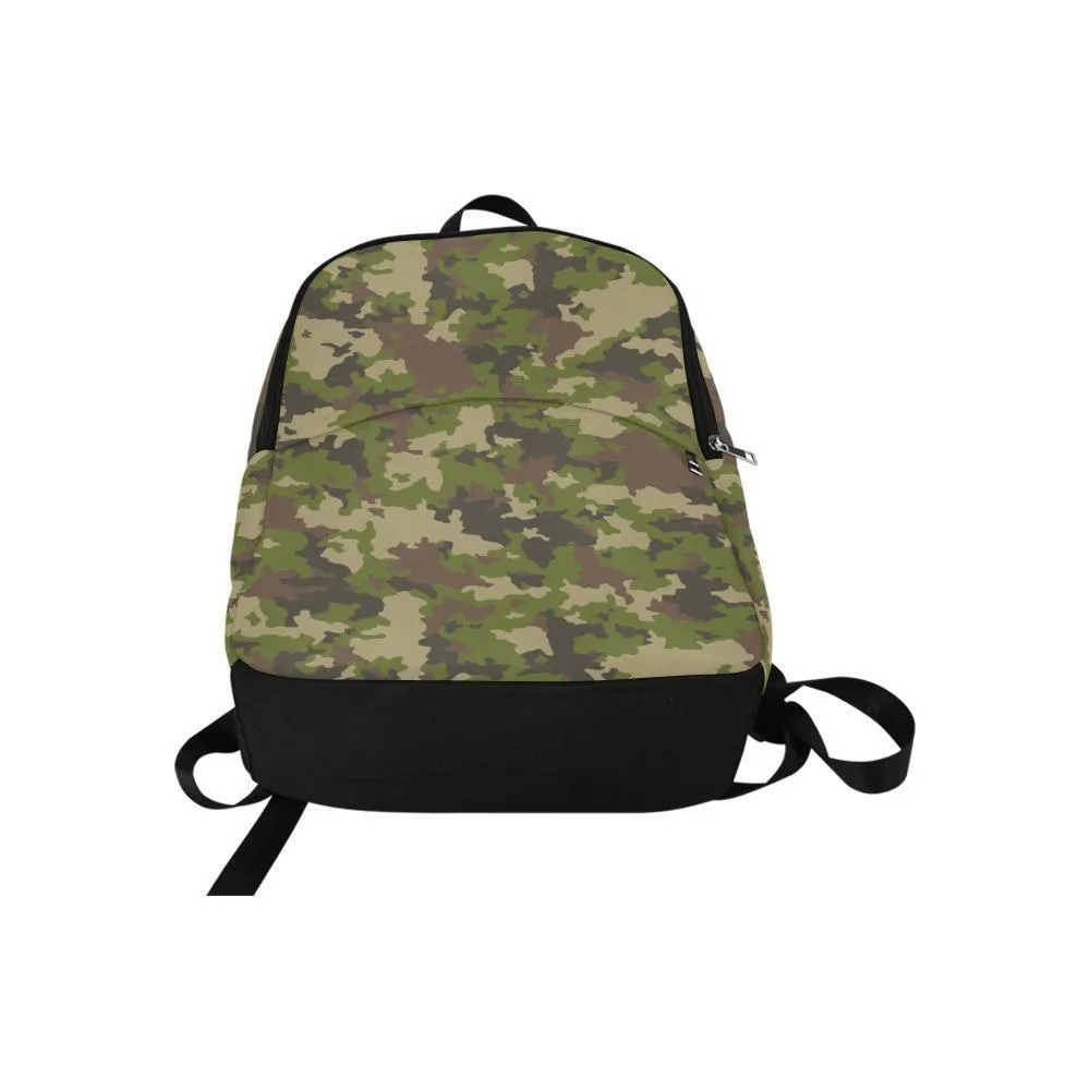 Laptop Backpack (Nylon) - Green Camouflage