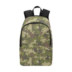Laptop Backpack (Nylon) - Green Camouflage