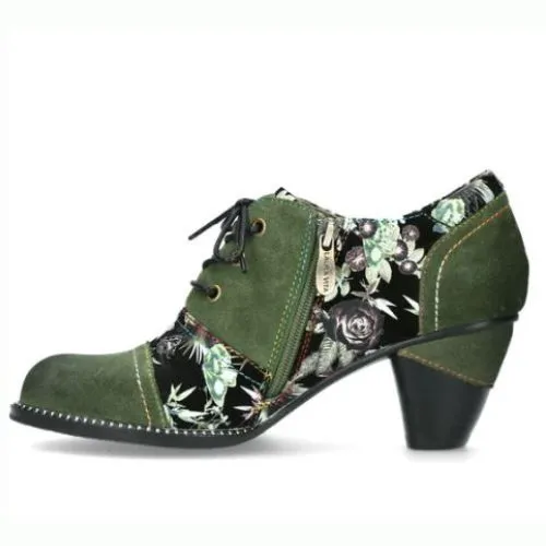 Laura Vita "Alcizeeo Vert" Leather Lace-up  Shoe