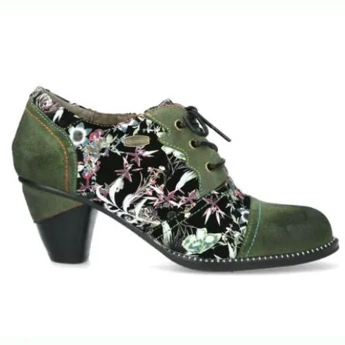Laura Vita "Alcizeeo Vert" Leather Lace-up  Shoe