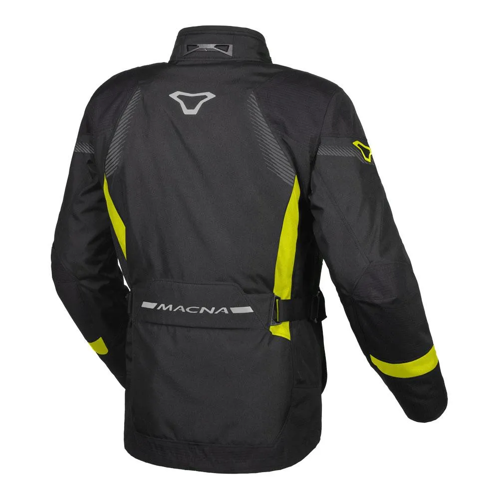MACNA RANCHER MOTORCYCLE JACKET BLACK/FLURO/YELLOW