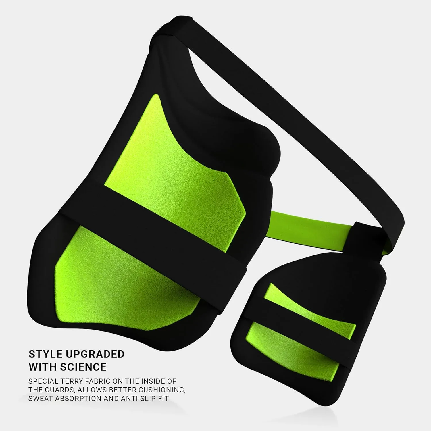 moonwalkr Thigh Guard 2.0 Cricket Batsman Black