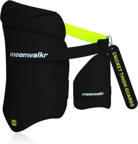 moonwalkr Thigh Guard 2.0 Cricket Batsman Black
