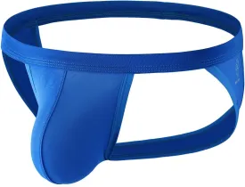 MuscleMate Men's Jockstrap Thong Underwear, Men's Classic Athletic Supporter With Stretch Elastic Waistband.