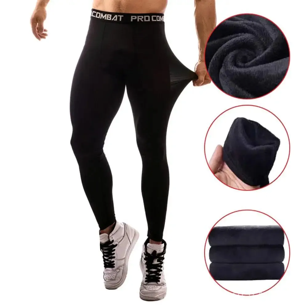 New Men's Compression Pants for Running and Workout Trousers