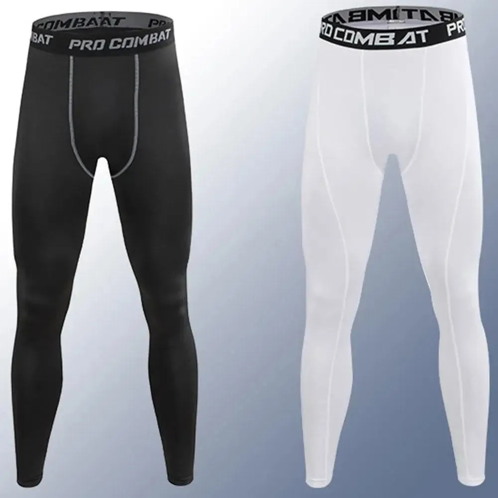 New Men's Compression Pants for Running and Workout Trousers