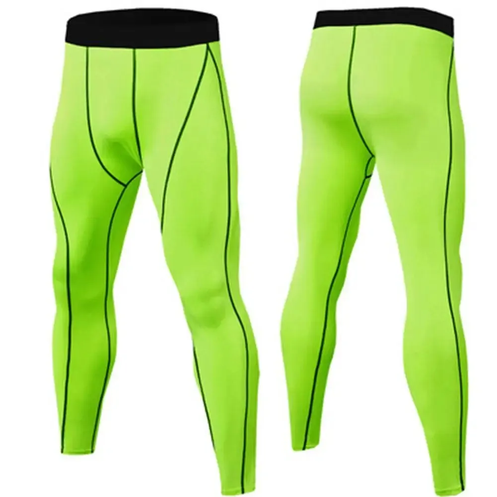 New Men's Compression Pants for Running and Workout Trousers