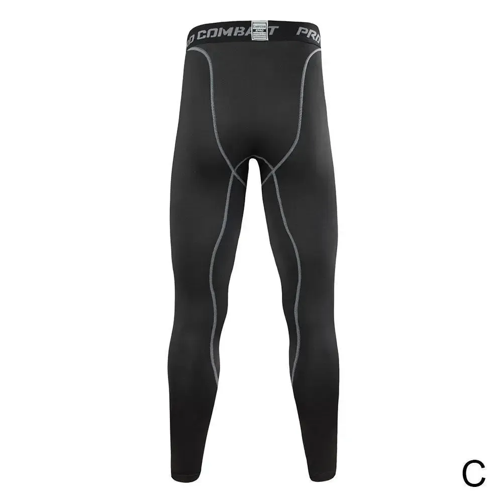 New Men's Compression Pants for Running and Workout Trousers